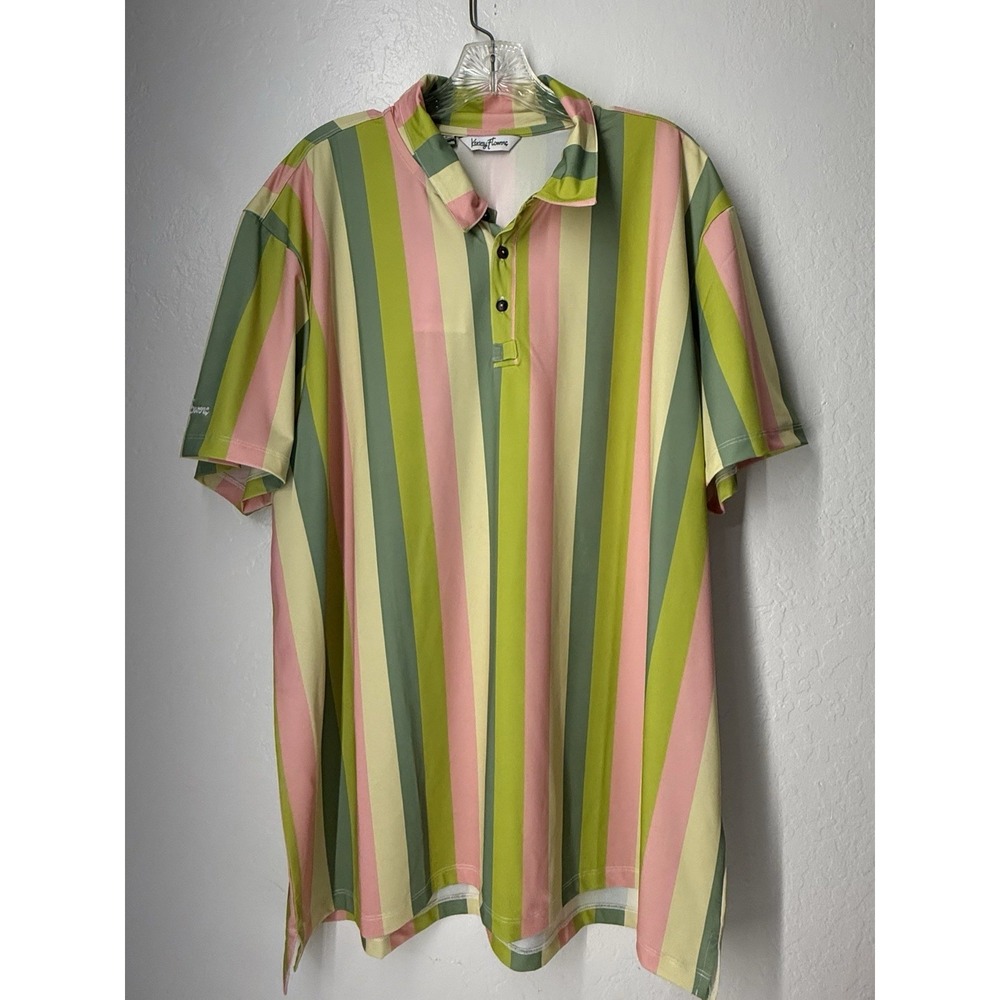 Kenny Flowers Polo Shirt Mens Size 2XL The Nassau You Lookin Golf Colorful‎ New